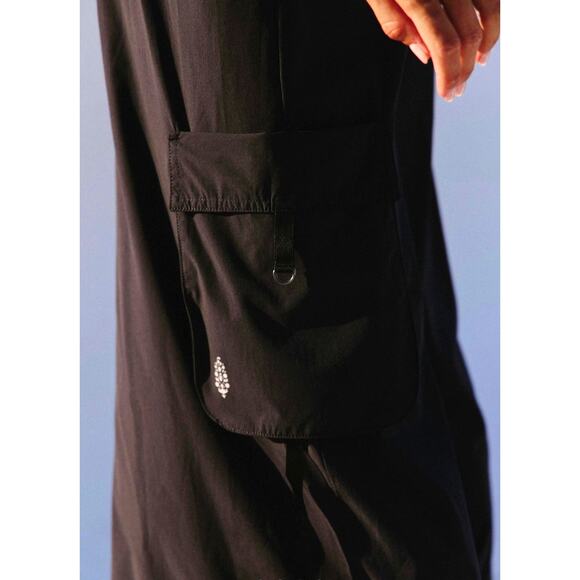 Free People Pathfinder One Piece Jumpsuit Skyline/Black Combo M - Picture 4 of 4